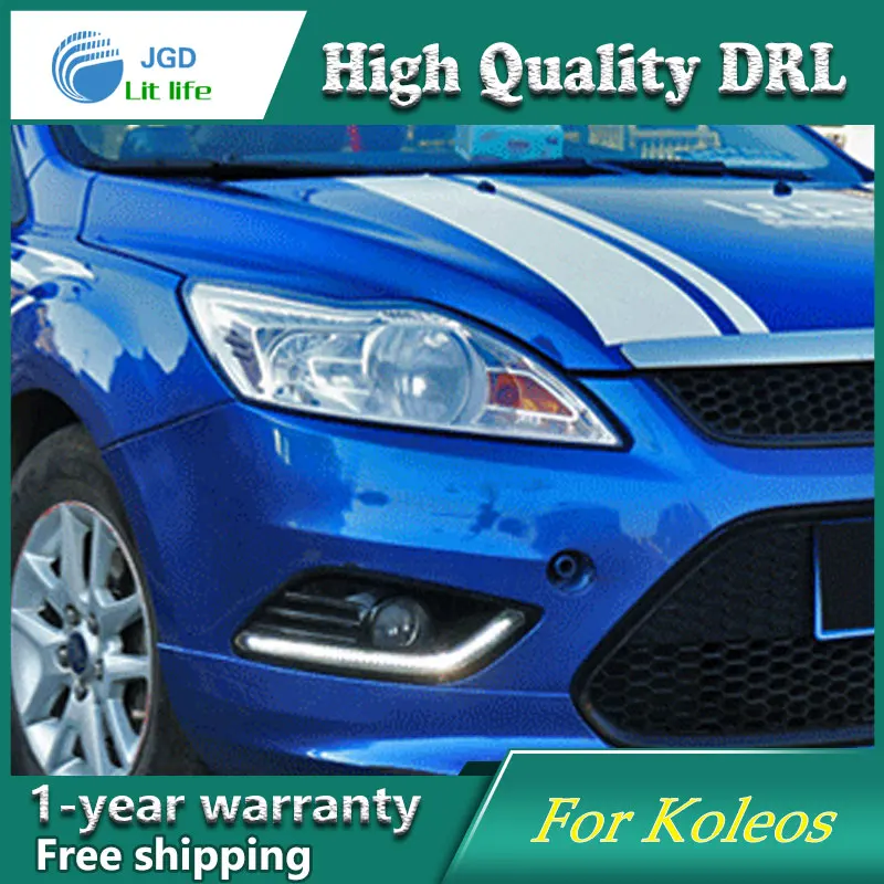 

Case For Ford Focus 2009-2015 Turning Signal Relay Waterproof Car DRL 12V LED Daytime Running Light Fog Lamp