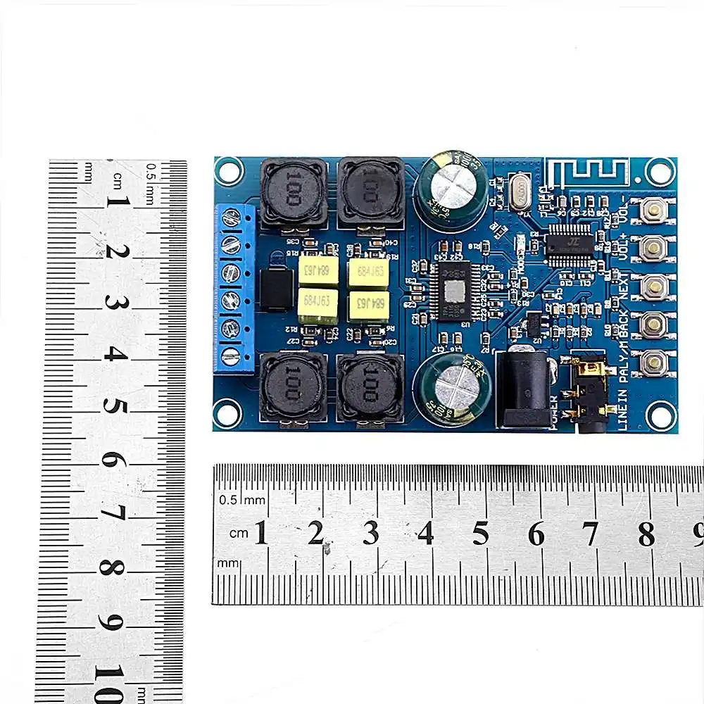 LEORY 12 В 2*50 Вт двухканальный стерео bluetooth цифровой усилитель мощности модуль аудио приемник Динамик для дома автомобиля DIY