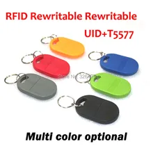 10 шт. двухчиповая Частота RFID 13,56 МГц 1K UID+ T5577 125 кГц ID пустая карта считываемая записываемая перезапись копия создание резервных клонов копировальный аппарат