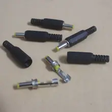 10 pcs DC Power 4.0x1.7mm Macho Conector Adaptador Cabo de Plástico Cabeça Amarela