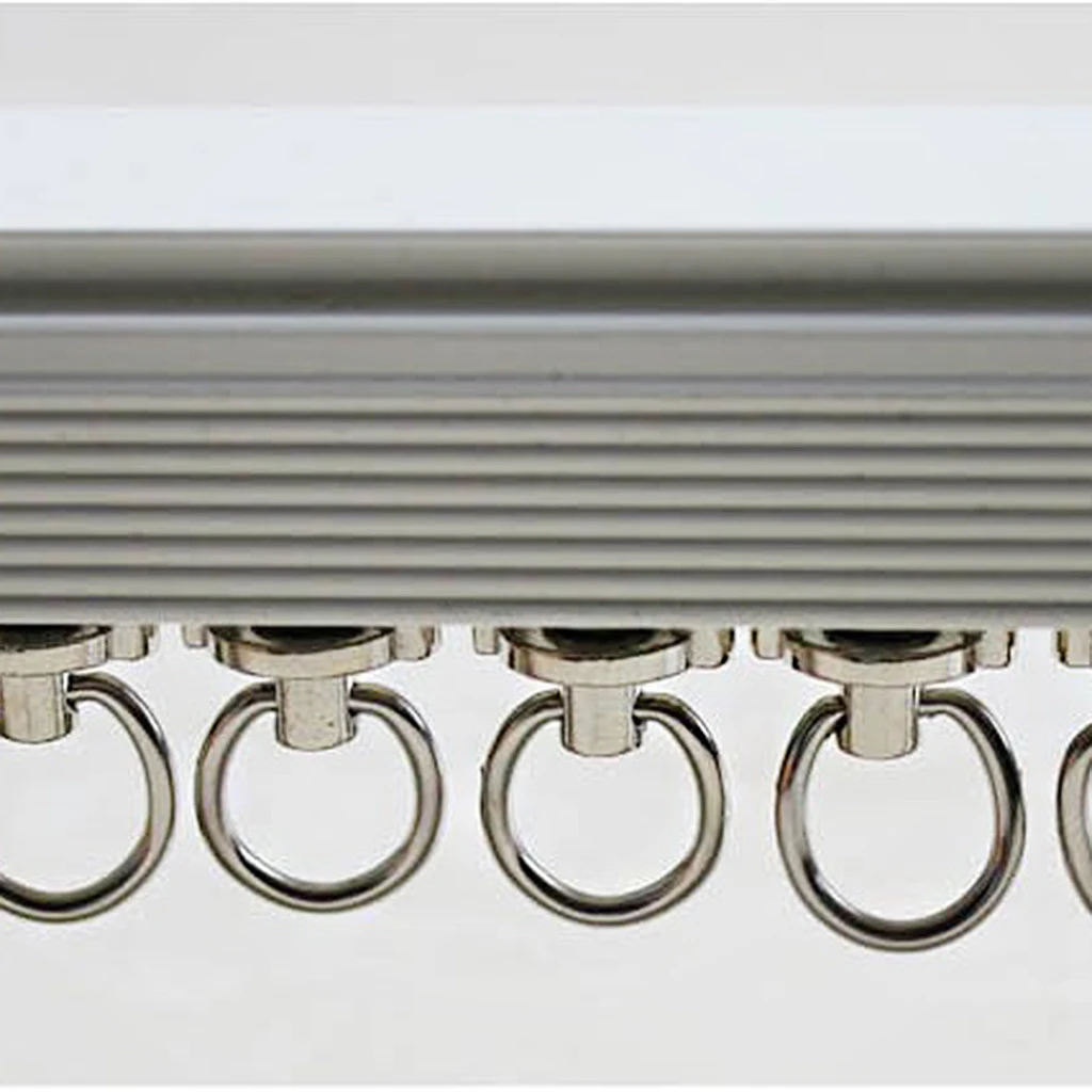 Rail métallique pour rideau de douche, 20 pièces, 26mm, roues coulissantes,  crochet de plafond, Electrolux