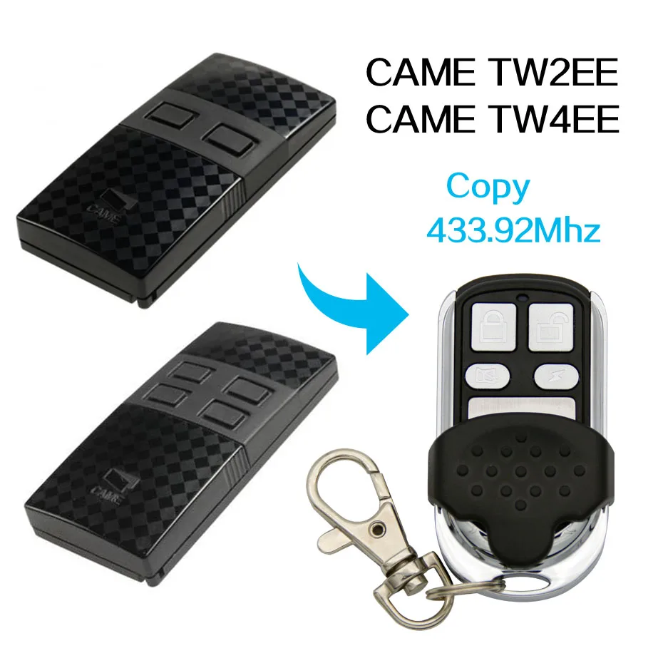 

CAME TW4EE TW2EE remote control 433.92MHz CAME TW2EE TW4EE remote control / Including battery