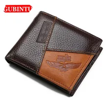 GUBINTU мужские кошельки из натуральной коровьей кожи короткий дизайн держатель для карт Passcard Карманный мужской кошелек высокое качество брендовый мужской кошелек