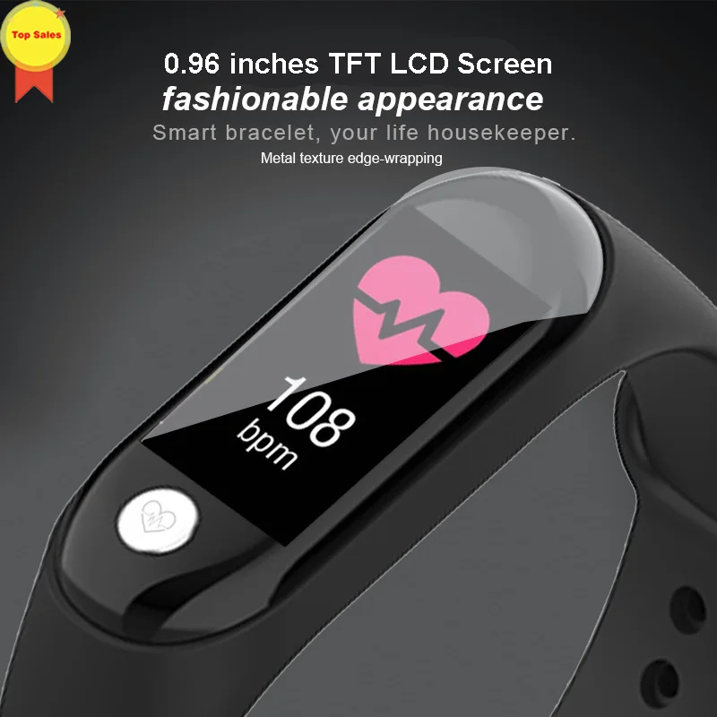

2019 hotsale ECG smart wristband real heart rate monitor blood pressure blood oxygen monitor sport waterproof smart bracelet