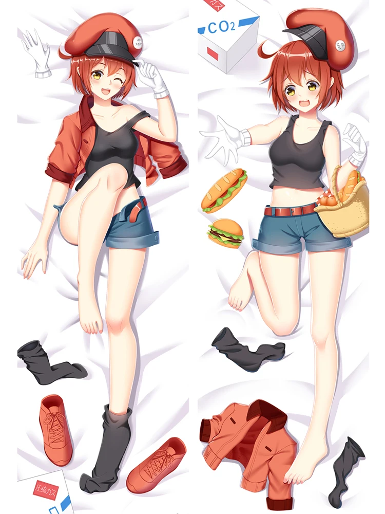 

Cells at Work! sexy Japan body pillow anime Cartoon Pillowcase 3d reversible bedding body hug pillowcase gitfs