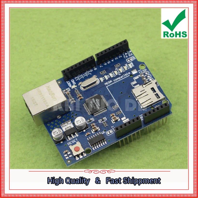 

Плата расширения сети Ethernet W5100, плата расширения SD-карты (C7B1)