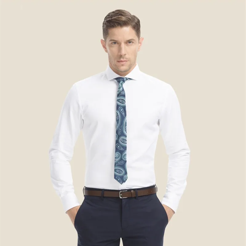 Бренд SmartFive, мужские рубашки, хлопок, с длинным рукавом, Мужская одежда, вечерние, белые, мужские рубашки, Camisa Social Masculina, официальные
