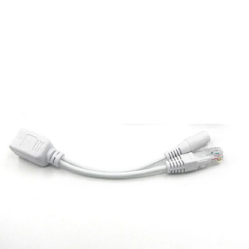 POE сплиттер RJ45 сетевой Инжектор адаптер переключатель кабель Питание 12 В