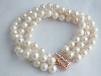 

Free shipping!!! W-4496 Fashion White freshwater pearl bracelet
