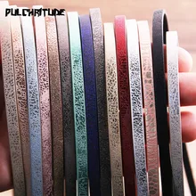 1 raiz 1 metro x 5mm cabo de couro do plutônio liso & corda diy jóias descobertas acessórios moda jóias que fazem o material para pulseira