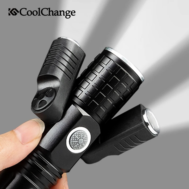 CoolChange Bicycle Light Waterproof 3 Headlights Handlebar Cycling Front Light USB Charging Bike Flashlight Accessories CoolChange Bicycle Light Waterproof 3 Headlights Handlebar Cycling Front Light USB Charging Bike Flashlight Accessories
