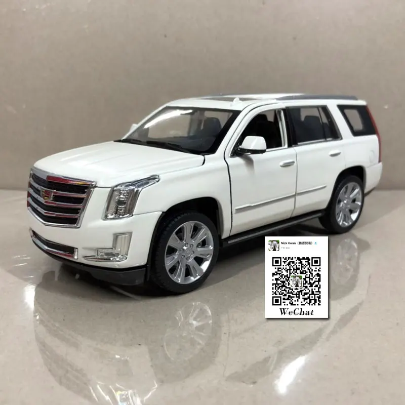 WELLY 1/24 масштабная модель автомобиля игрушки Cadillac Escalade SUV литая под давлением металлическая модель автомобиля игрушка для коллекции, подарка, детей