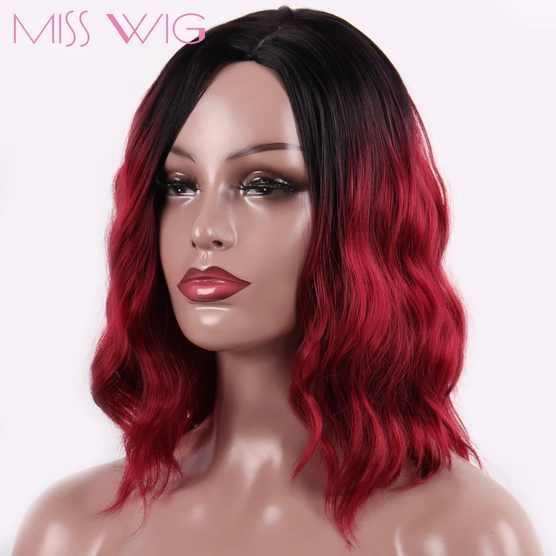 Мисс парик кудрявый вьющиеся парики красный цвет для черных женщин синтетический парик афро Америка пушистые волосы высокая температура волокна