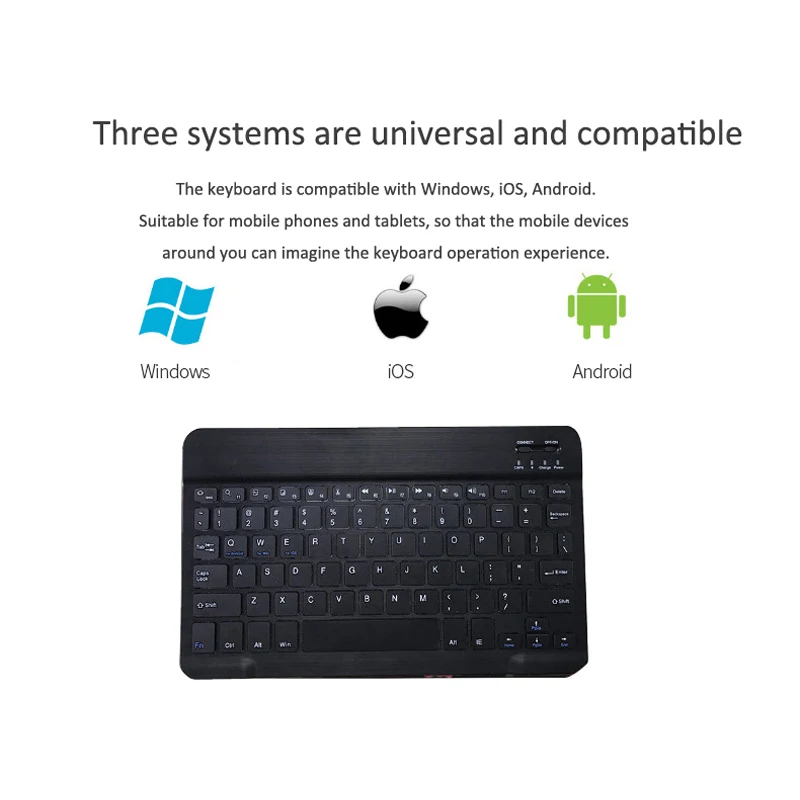 Bluetooth клавиатура для планшета 10/7 дюйма Android/Windows/Apple/iPhone/iPad|Клавиатуры| |
