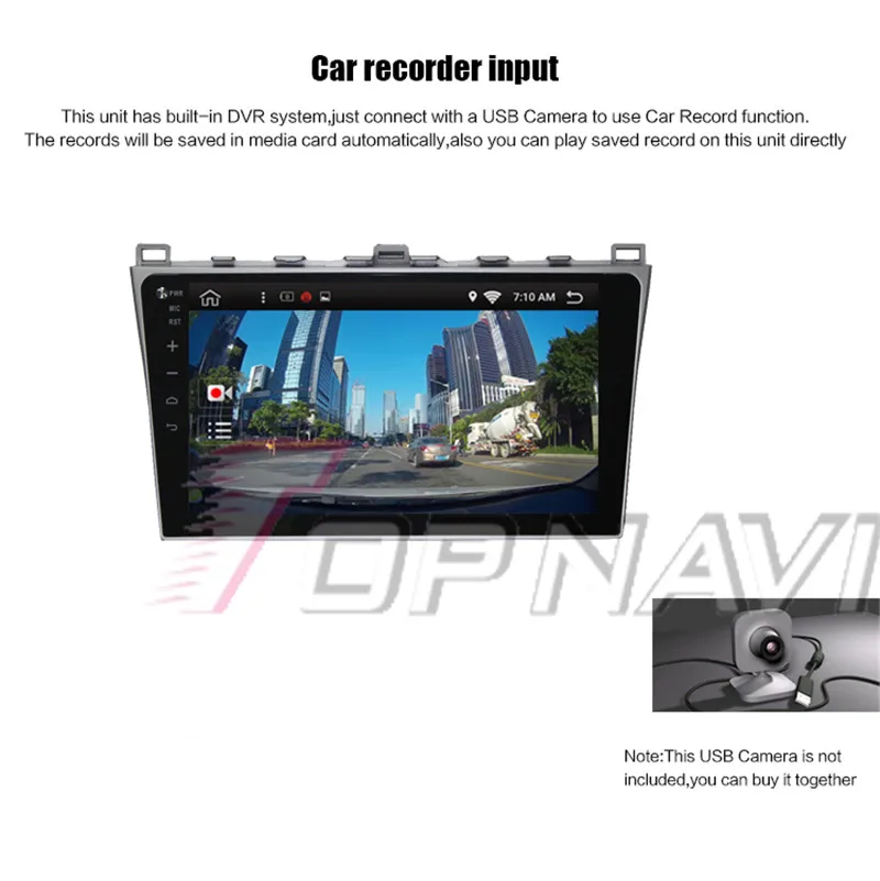 android car stereo 2 din quad core For Mazda Core-wing 2010