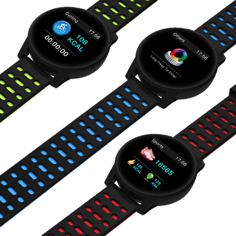 Smart Band W1 Color Screen Fitness Tracker Heart Rate Monitor Waterproof Smart band round Activity tracker PK Mi Smart band 3