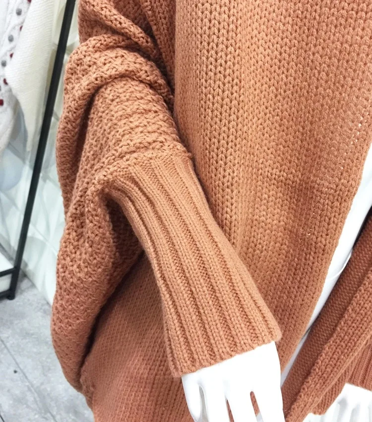 Diwish длинный кардиган свободный Однотонный свитер пальто 2019 Осенняя мода длинный рукав вязаный кардиган свитер женский 11 цветов
