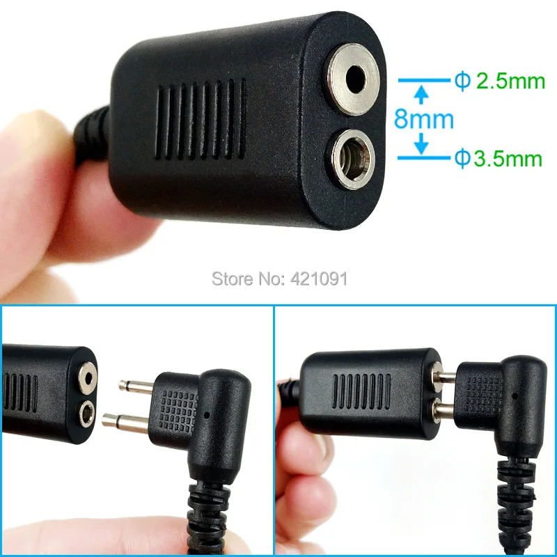 M type 2 Pin Portable Radio Headset Speaker Microphone Extension Cable for Motorola Walkie Talkie 5 IMG_20170321_000040