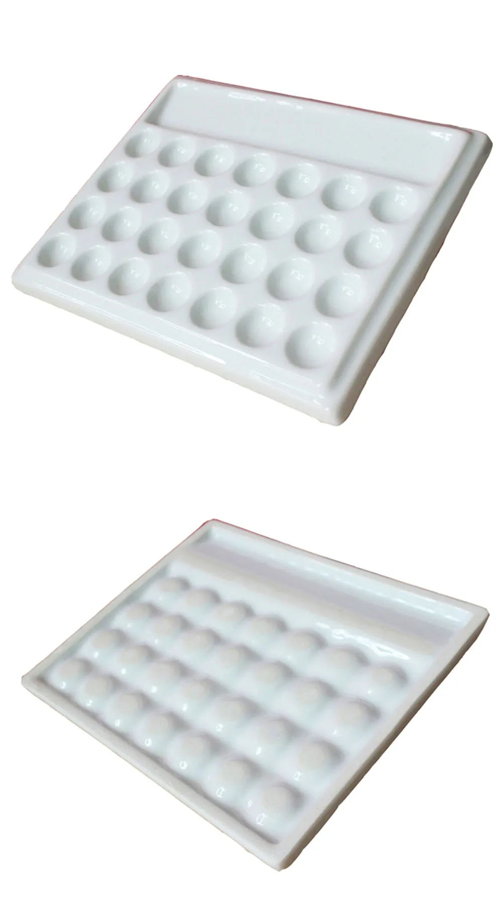 Керамический материал керамическая глазурованная пластина с крышкой техник инструменты Керамическая палитра фарфоровая пудра керамическая фарфоровая тарелка