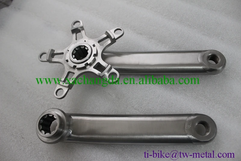 Titanium bike cranks03