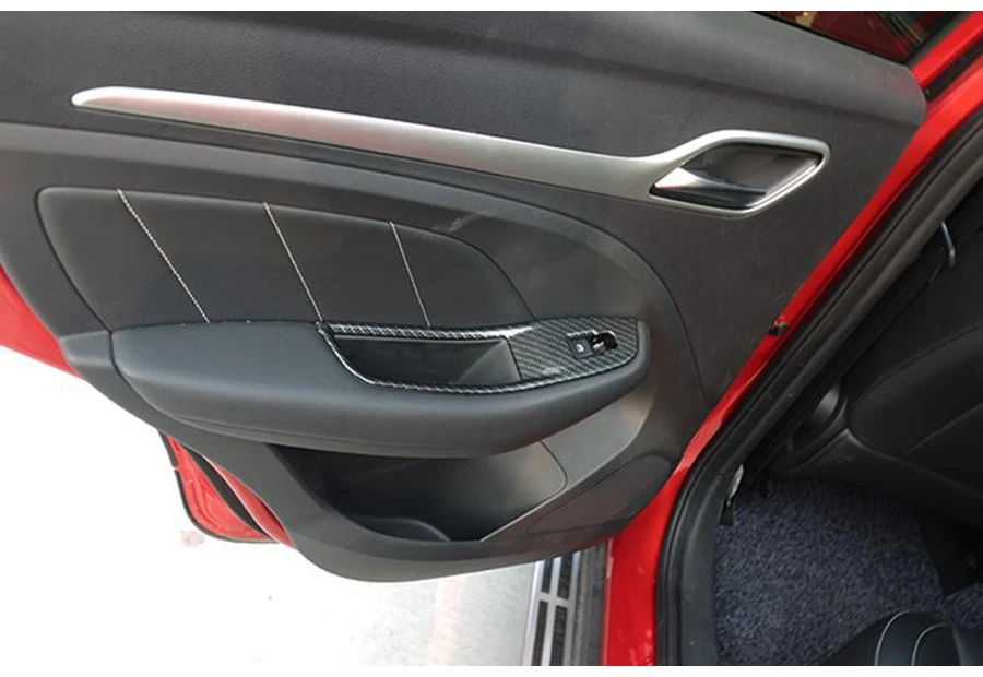 Для MG ZS автомобильные аксессуары Автомобильный держатель ручки двери Кнопка подъема окна переключатель украшение крышка отделка ABS/нержавеющая сталь