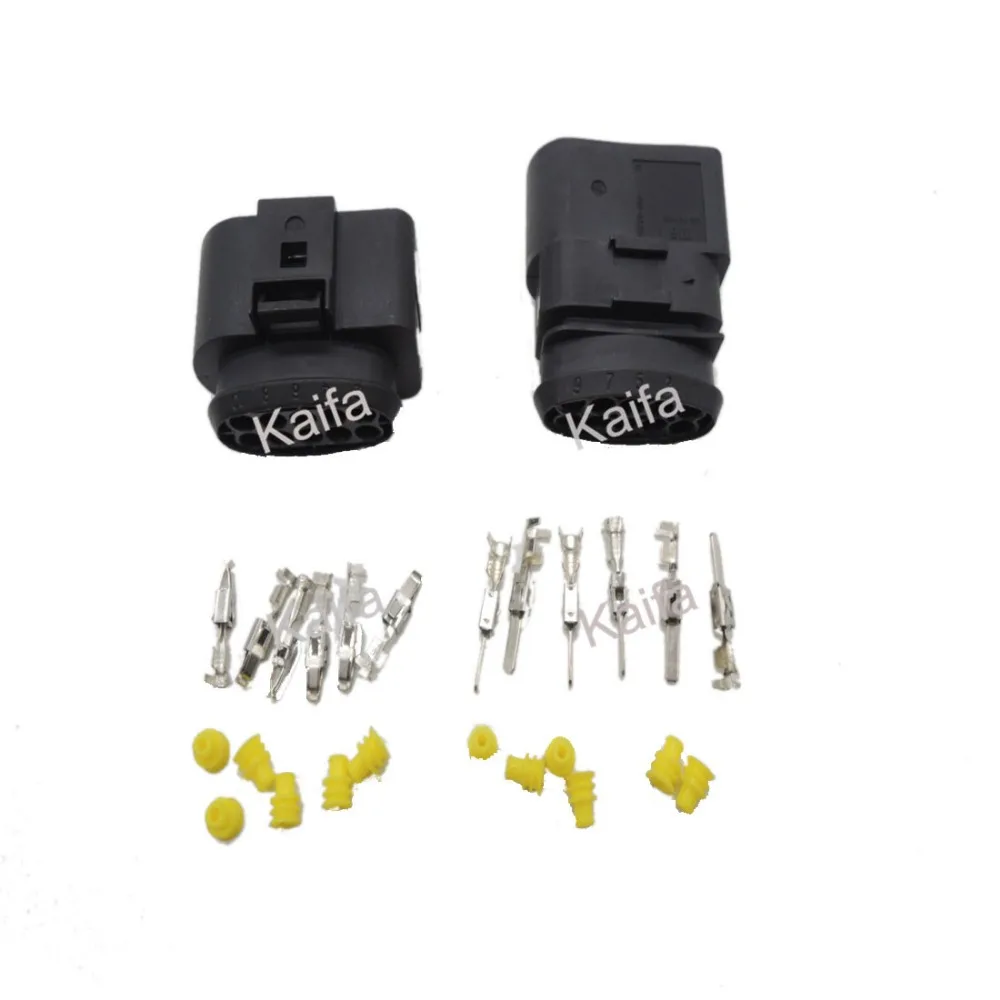 

10 sets 10 Pin 3.5mm Auto Temp sensor plug,deflation valve plug waterproof Electrical Wire connector for car truck