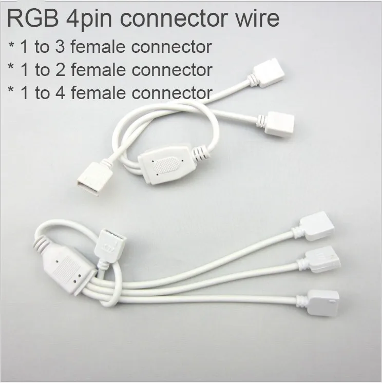 RGB 4PIN connector wire 1 to 2 3 4  (6)
