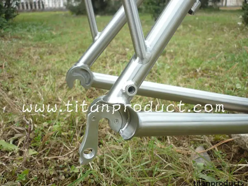 Top Titanium cross/touring bicycle frame with welded rack 5 Top Titanium cross/touring bicycle frame with welded rack 5