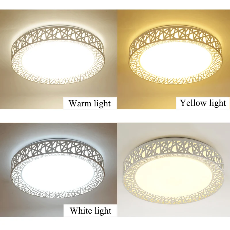 Günstige Moderne Led deckenleuchte Dimmen Kronleuchter LED Licht Leuchte Mit Fernbedienung Zu Hause Wohnzimmer Schlafzimmer Beleuchtung 80 240V