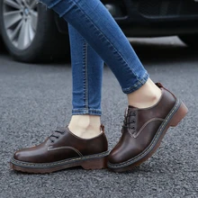 Женская обувь обувь в стиле дерби с круглым носком туфли из хлопкового плюша на широком каблуке туфли в английском стиле женская обувь на плоской подошве большие размеры: 34–43