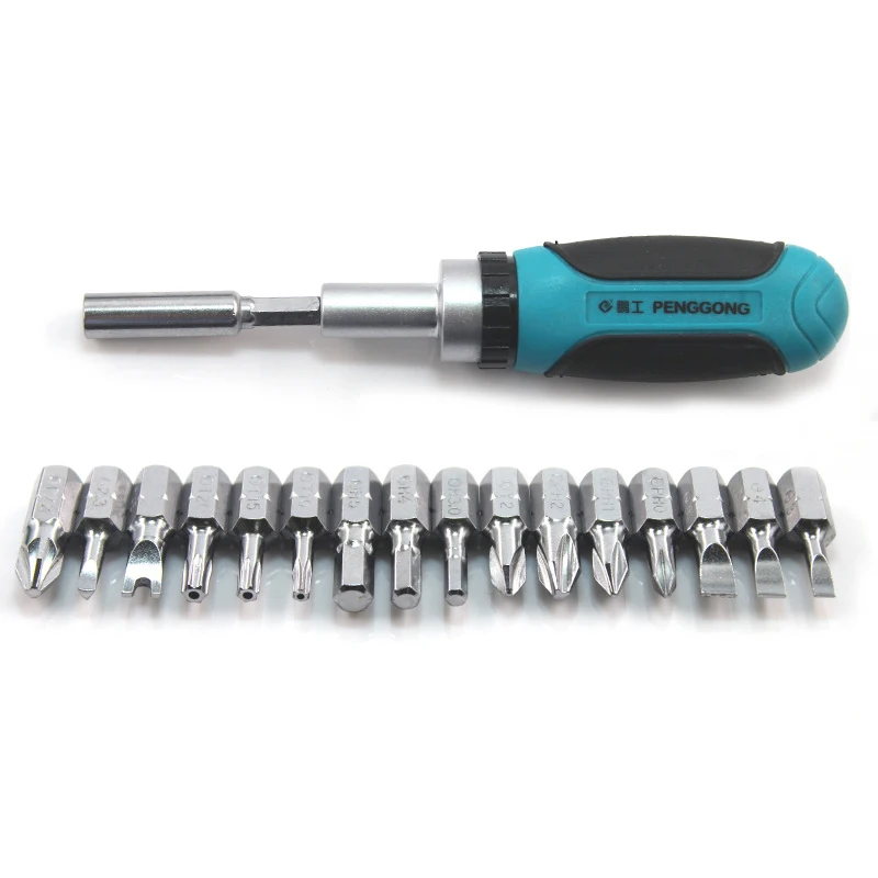 29 In 1 Screwdriver Set  Mini Portable Torque Ratchet Socket Hexagon Wrench Sleeve Ratchet Spanner Hand Tool 