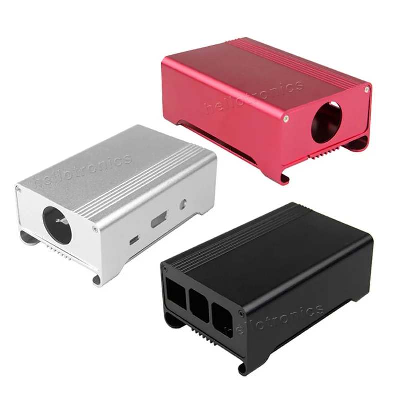

Raspberry Pi Aluminum Alloy Metal Case Enclosure Protective BOX Computer Box Cover for Raspberry Pi Model B+ Pi 2