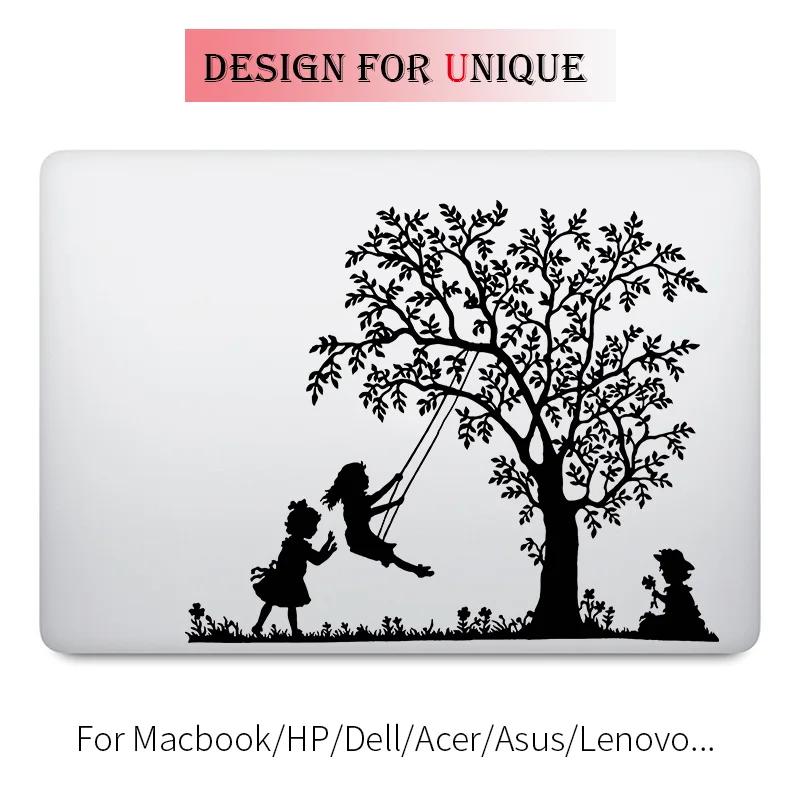 Happy Swing Children Laptop Sticker for font b Apple b font font b Macbook b font