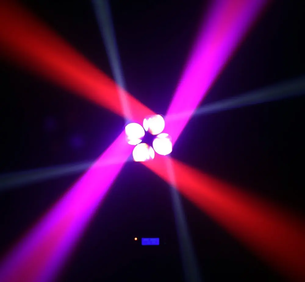 2 шт./лот супер мощность 4x25 Вт луч моющийся Moving Head Light светодиодные цвета мини