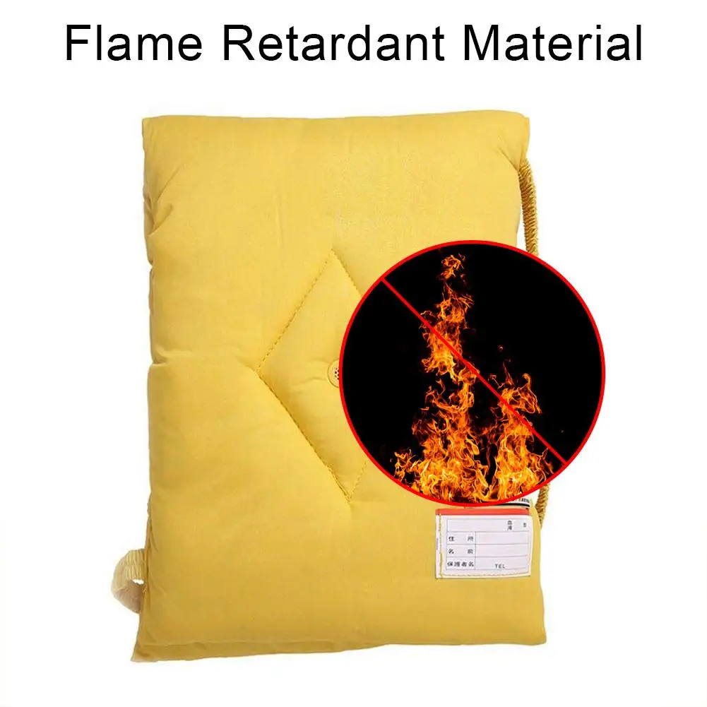 Disaster Prevention Hoods Flame Retardant Cloth Fireproof Material for Child Adult Earthquake Fire Headgear