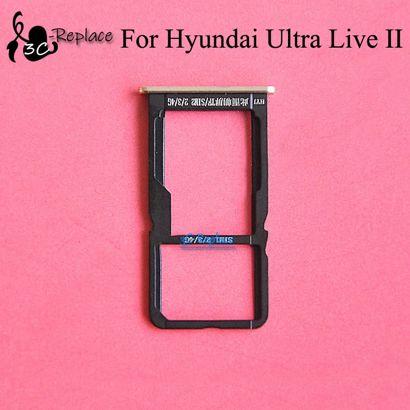 Для hyundai Ultra Live II 2 две sim-карты лоток Micro SD карты держатель Слот части sim-карты адаптер