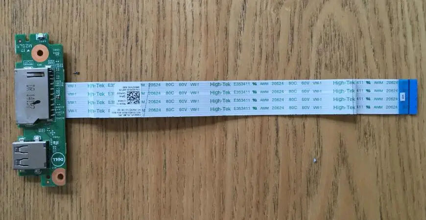 Для Dell Inspiron 15 3542 USB Порты и разъёмы SD плата считывателя 0R1F2R C0T2X Проверка прошла успешно