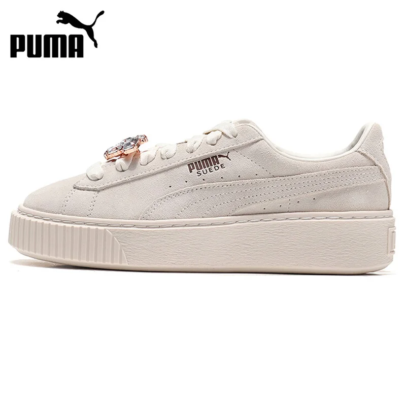 

Original New Arrival 2018 PUMA Suede Platform Gem Wns Women's Skateboarding Shoes Sneakers