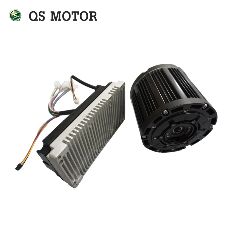 

QS MOTOR 3000W 138 70H belt design mid drive motor with EM150S controller max speed 100kph