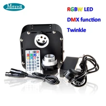 Maykit RGBW 50 Вт светодиодный двигатель мерцающий генератор оптического волокна драйвер с функцией DMX RF пульт дистанционного управления мерцающий Декор
