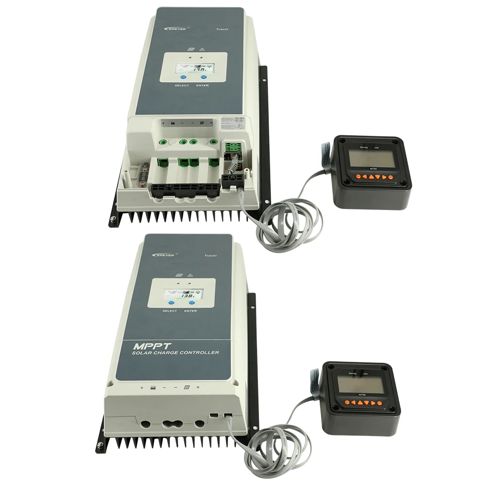 Controlador de Carga Gravação em Tempo Lcd para Max Epever Mppt Solar 24 36v 48v Retroiluminação 200v pv Entrada Real 10415an 10420an 100a 12v 11 Controladores solares