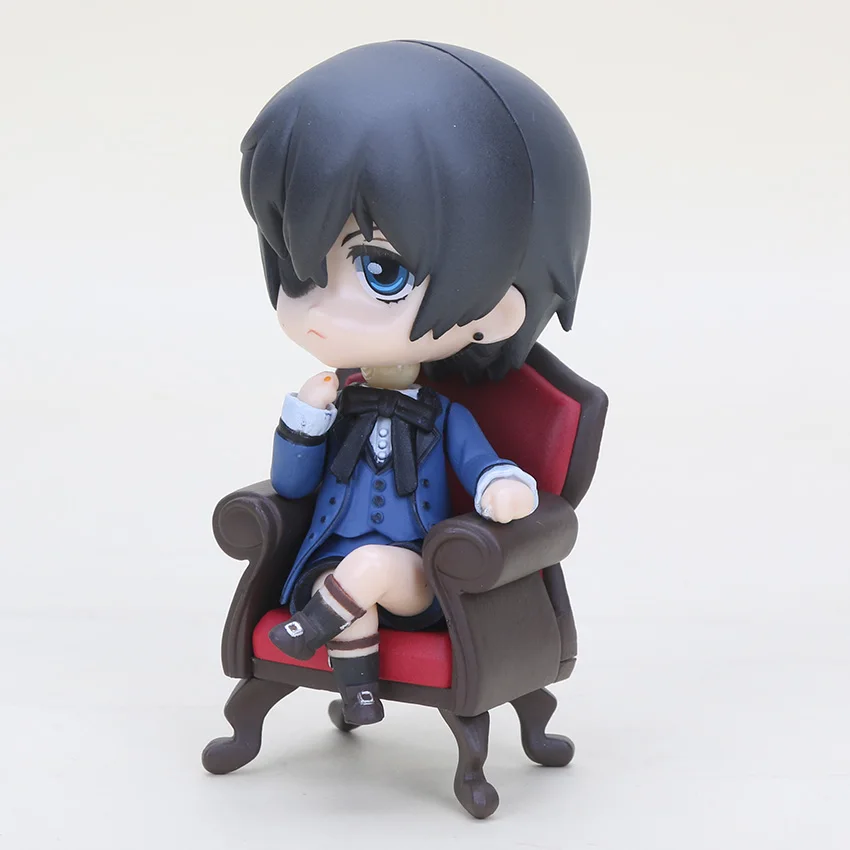 Сапоги для косплея Темный дворецкий аниме Рисунок Nendoroid Kuroshitsuji Ciel phantomhive Кукла Черный Дворецкий Себастьян Михаэлис 68 фигурка игрушки