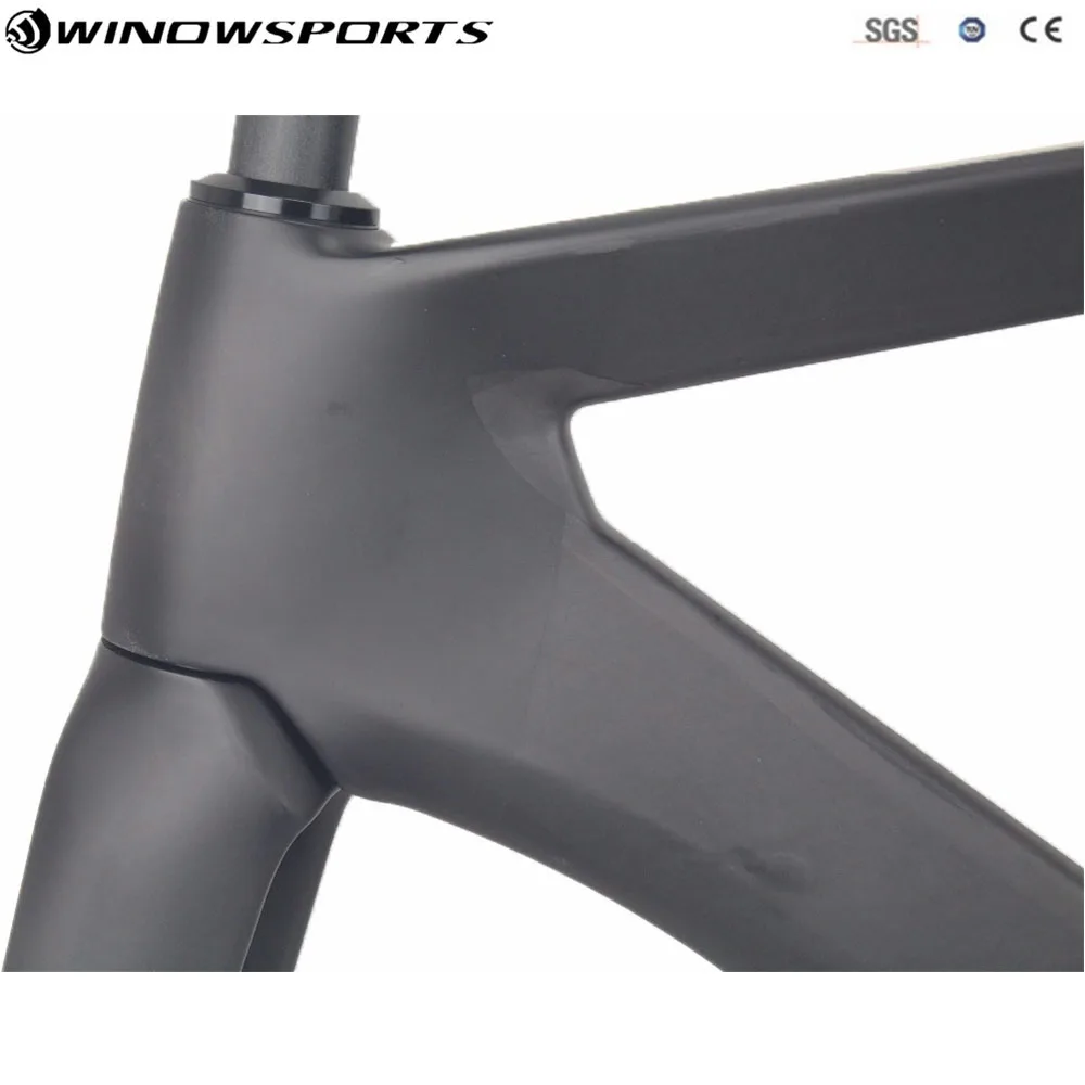 Clearance 2018 new full carbon track frame Carbon Track Bike Frameset with Fork seatpost road carbon frames fixed gear bike frameset 1