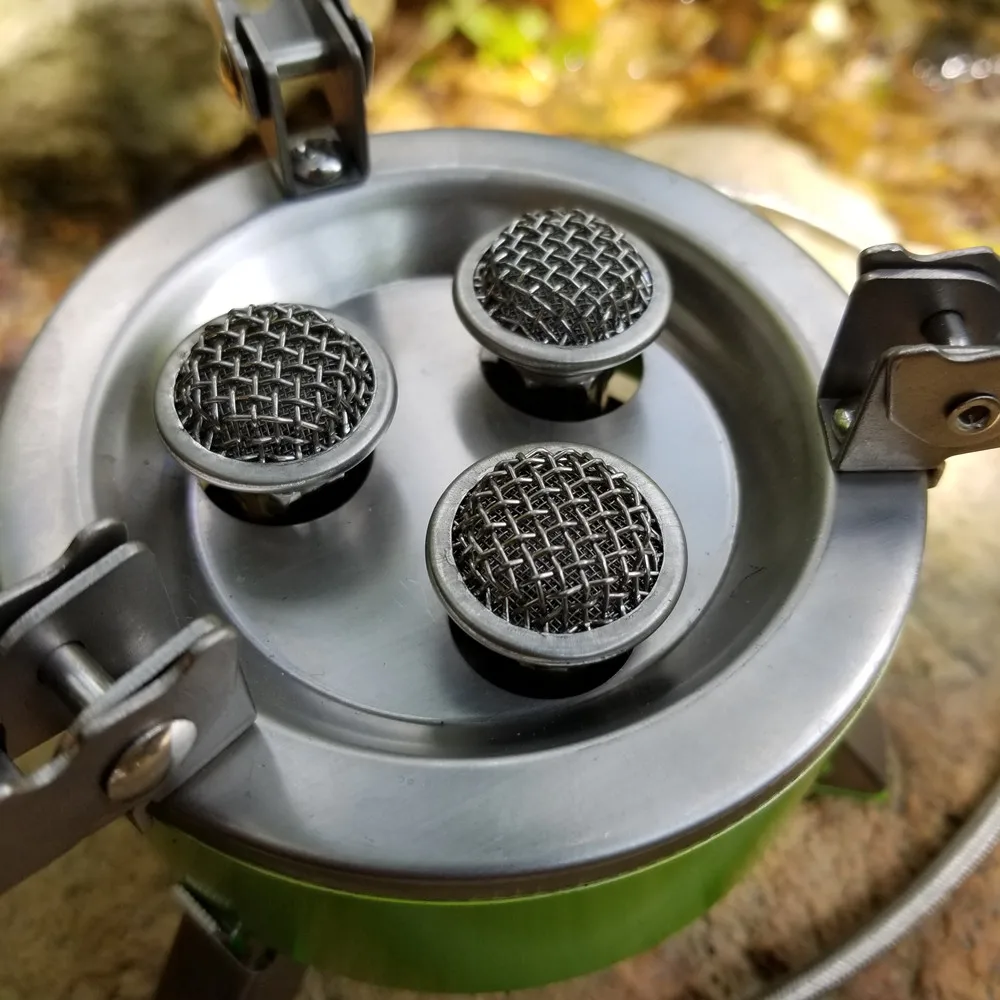  BRS Outdoor Gas Cooker Burner Camping Cooking Advantages Portable Folding 3 Fire Source Burner BRS-