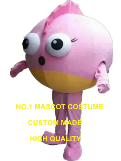 

pink fish mascot costume custom adult size cartoon character cosplay carnival costume 3238