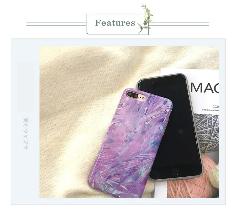 Purple Glossy Luxury TPU Phone Case For iPhone 6 7 8 Plus Case Cover For iPhone X XS 7Plus 8Plus 6s Plus 6s XR Max Cases Capinha (10)