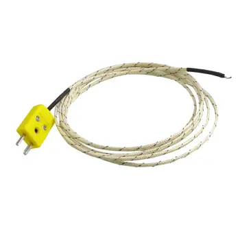 

MYLB-2M Cable K Type Thermocouple Temperature Measuring Probe Sensor White