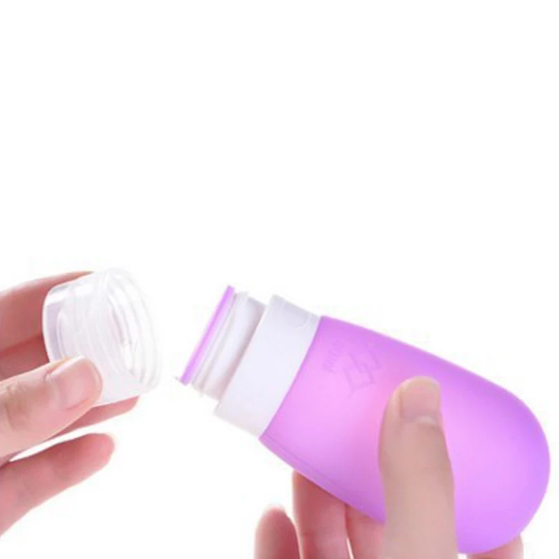 

Silicone Cosmetic Points Bottling Lotion Shampoo Bath Shower Gel Tube Container Travel Packing Bottle