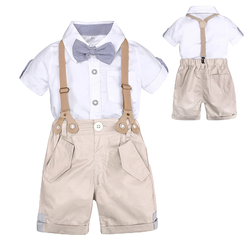 Г. Новая детская одежда весенне-осенний комплект для мальчиков, костюм из 2 предметов летний спортивный костюм для мальчиков детская одежда с ремнями для мальчиков
