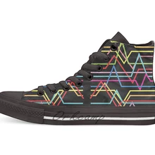 Justice D.A.N.C.E links; Новинка; дизайнерская Повседневная парусиновая обувь; обувь на заказ; Прямая